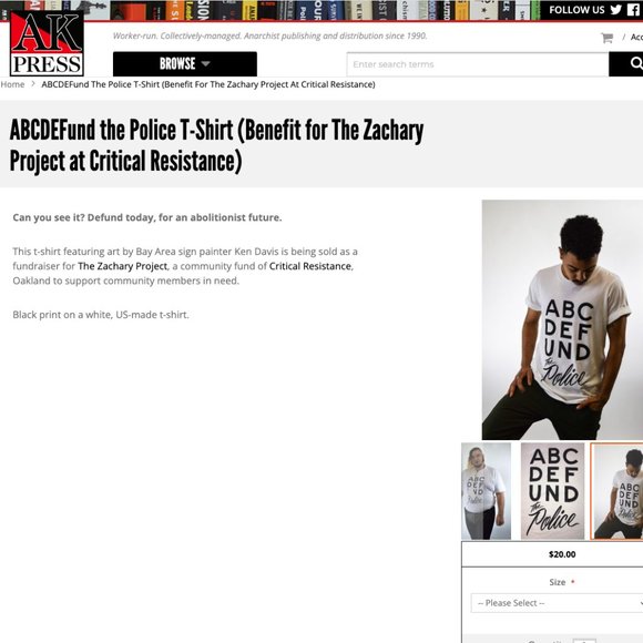 abcdefund the police t-shirt - Picture 5 of 5